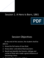 Session 1. A Hero Is Born, 1861