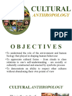 Cultural: Anthropology