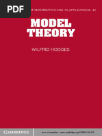 Wilfrid Hodges - Model Theory