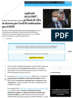 "Nosotros Estamos Cumpliendo Exactamente Lo Que Pide La OMS": Paris Defiende Entrega Diaria de Cifra de Decesos Por Covid-19 Confirmados Por El DEIS