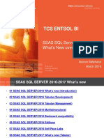 Presentation - 2018 - Microsoft SSAS SQL Server 2016&2017