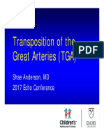 Transposition of The Great Arteries Anderson