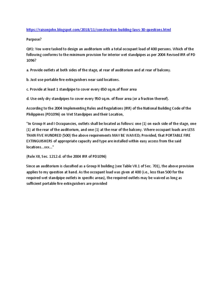 National Building Code Stair Regulations | PDF | Stairs | Basement