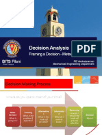 Decision Analysis: Framing A Decision - Metadecision