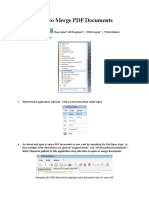 How To Merge PDF Documents