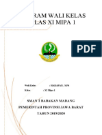 Program Wali Kelas Xi Mipa 1