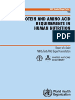 FAO-2007 Requerimientos de Proteínas y Aminoácidos