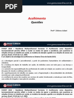 Aula 18 - Acolhimento