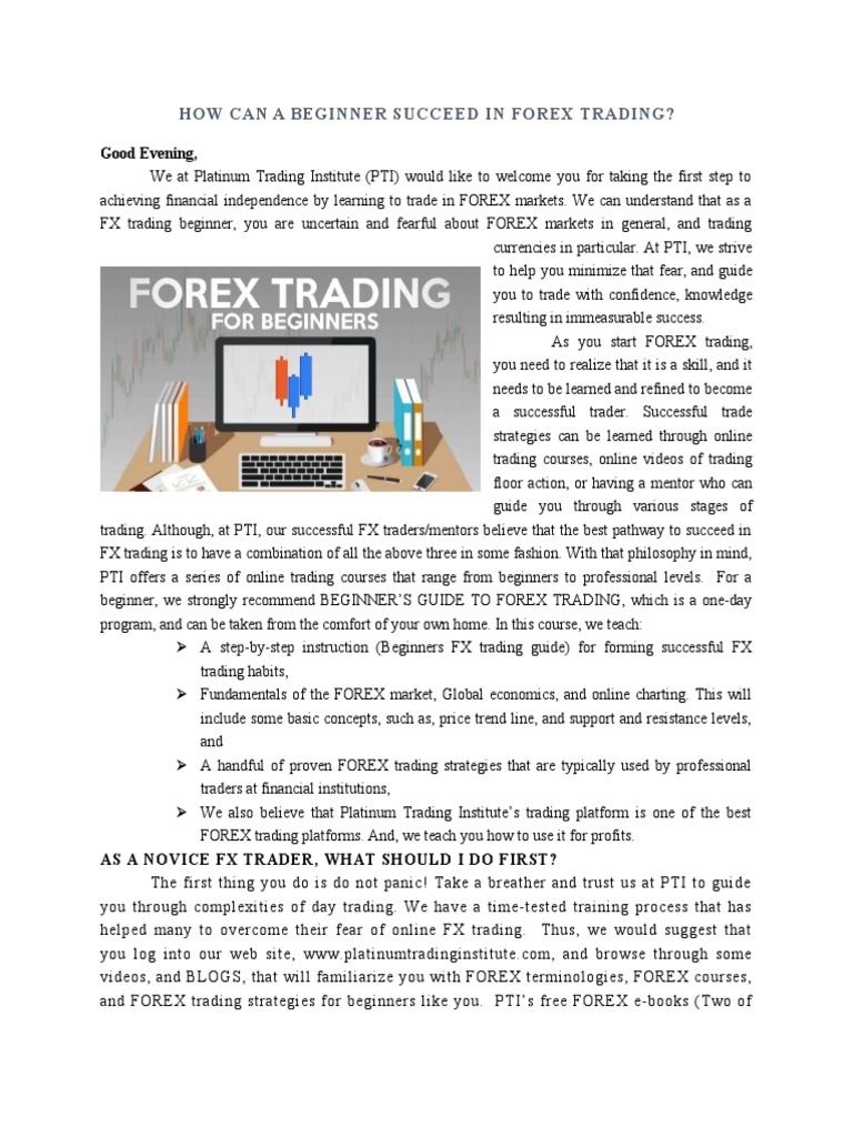Beginner's Guide to Forex Success | PDF | Foreign Exchange Market ...