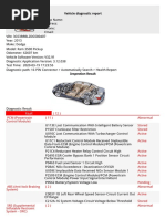 Diagnostic Scan: Fault