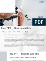 Electrician Working at Plug Socket PowerPoint Templates Widescreen
