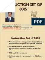 Instruction Set of 8085