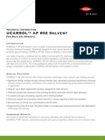 UCARSOL™ AP 802 Solvent: Technical Information For Bulk CO Removal