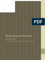 Brain Teasers and Solutions - Part Two PDF
