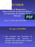 FUNDEB: O Fundo de Financiamento da Educação Básica