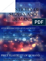 Elasticity of Supply and Demand PPT For Senior High