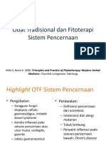 Obat Tradisional Dan Fitoterapi Sistem Pencernaan