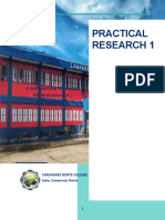 Practical Research 1 Practical Research 1: A Self-Learning Module For Practical Research 1 Students