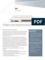 Fortiauthenticator: User Identity Management and Single Sign-On