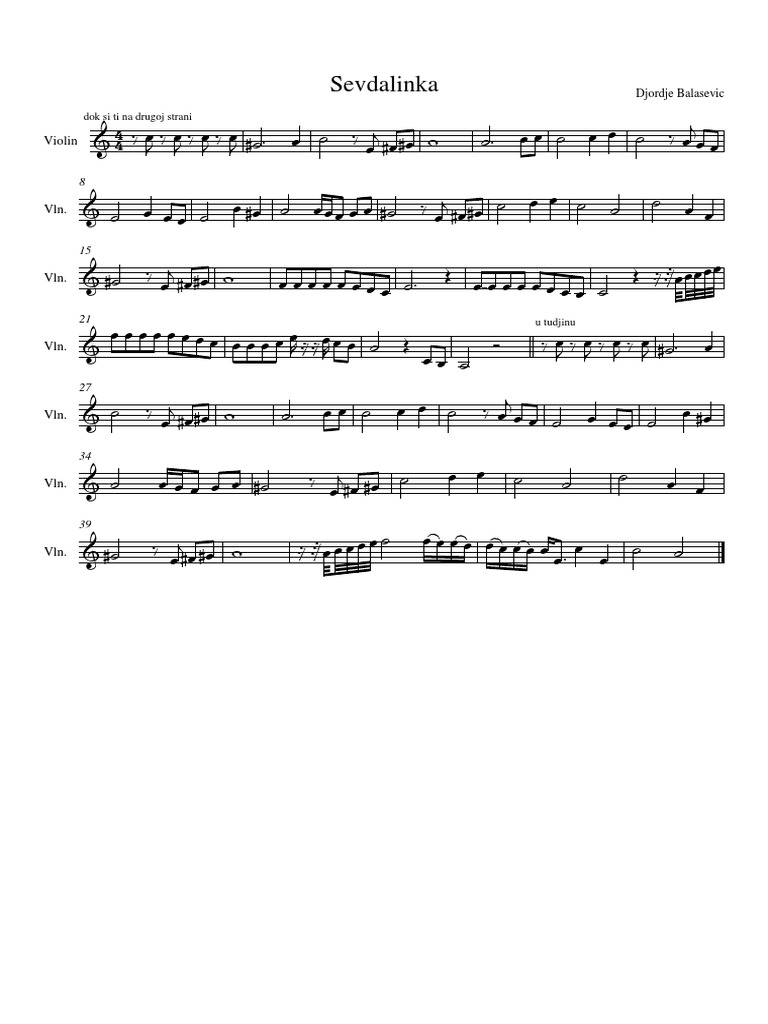 Sevdalinka | PDF