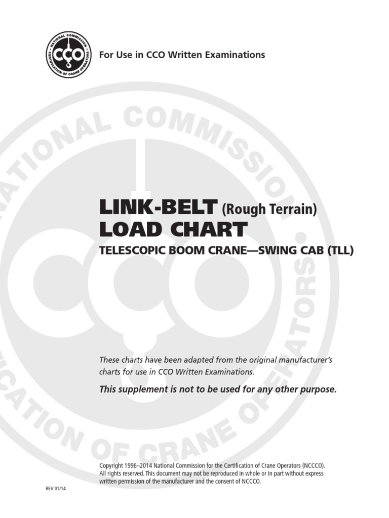 Mobile Load Chart Link Belt TLL - Web 0114 | PDF | Crane (Machine ...