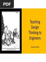 Teaching Design Thinking To Engineers: Eduardo Miranda