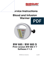 Biegler BW 685 Blood Warmer - Service Manual PDF