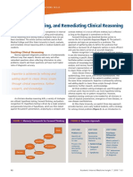 Teaching, Evaluating, and Remediating Clinical Reasoning PDF