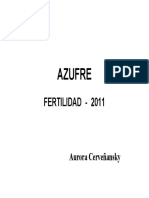 azufre