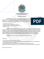 TRF1 - Certidão aprovação concurso analista