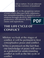 The Life Cycle of Conflict