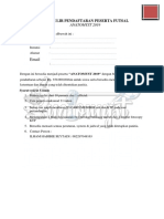 Formulir Pendaftaran Peserta Futsal Anatomyst 2019 PDF