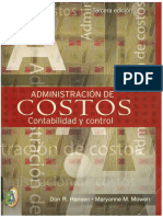 Administración de Costos - Contabilidad y Control - Hansen (Pp. 34-45) PDF