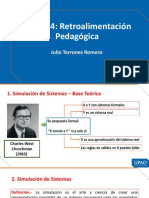 Sesión 4: Retroalimentación Pedagógica: Julio Terrones Romero