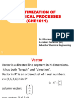 Optimization of Chemical Processes (CHE1011)