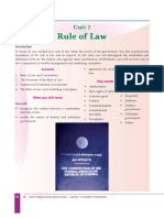 Rule of Law Rule of Law: Unit 2