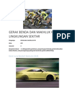 Gerak Benda Dan Makhluk Hidup Di Lingkungan Sekitar PDF