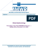 Global Epidemiology: Morbidity and Mortality Weekly Report