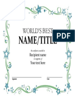 World Certificate6