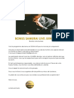 PROGRAMME BONUS SAMURAI LIVE JUIN 2020 (1)