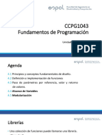 Fundamentos de Programación: Modularización y Alcance de Variables