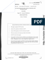 CSEC Spanish P2 June 2015 PDF
