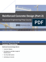 Reinforced Concrete Design (Part 2) : Structural Engineering Prep Course
