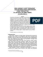 Pengaruh Agency Cost Terhadap Kebijakan 83806584 PDF