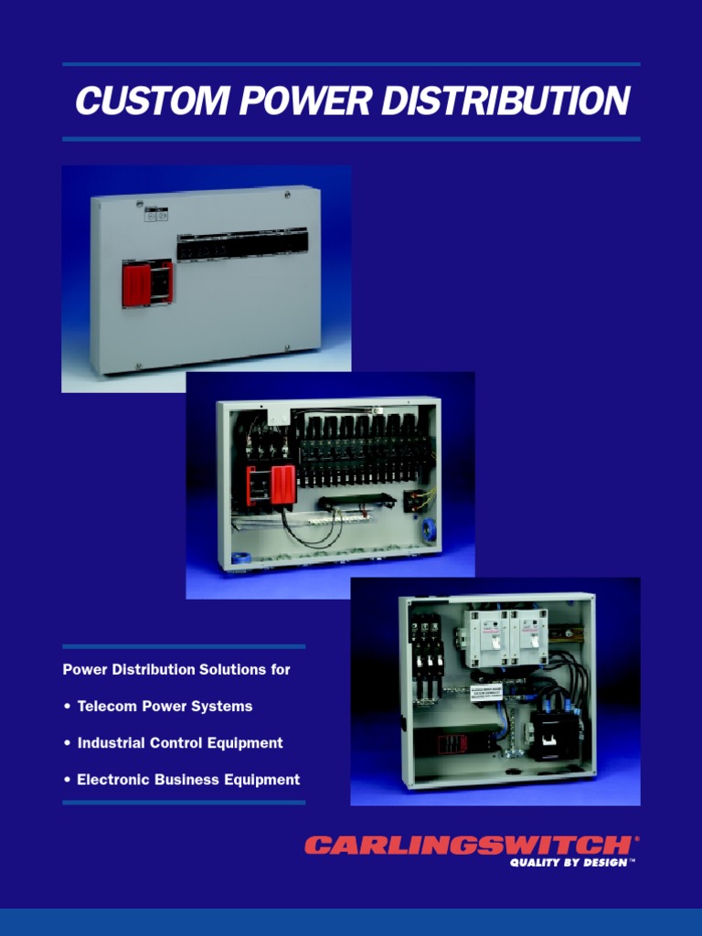 Custom Power Distribution | PDF | Relay | Fuse (Electrical)