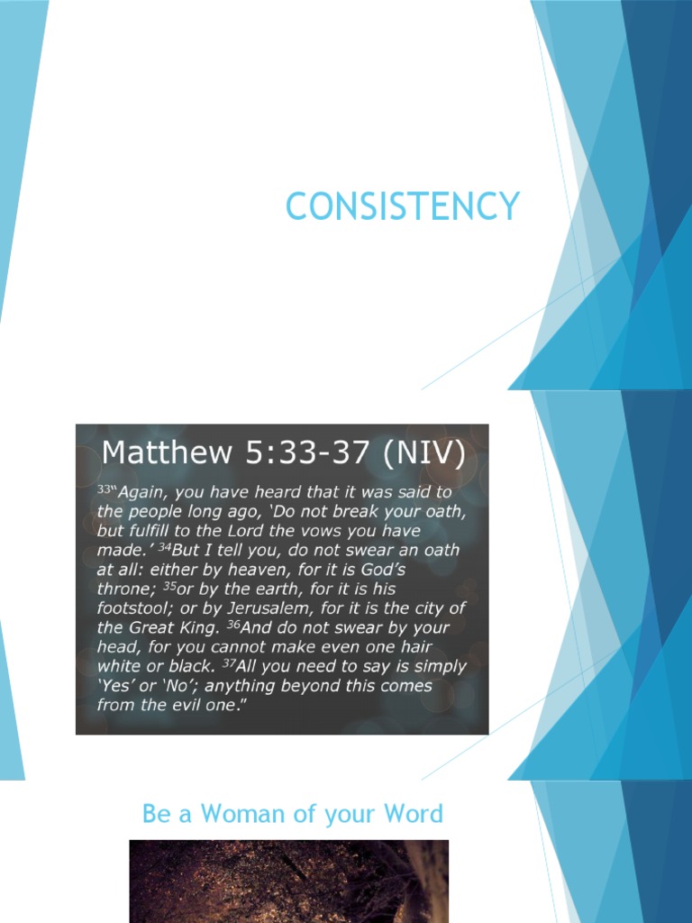 CONSISTENCY | PDF