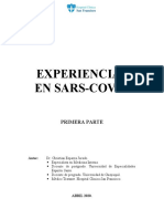 Experiencias en SARS-COV-2 Parte 1