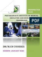 DM/M.CH Courses: Postgraduate Institute of Medical Education and Research Chandigarh