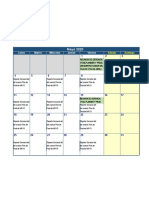 Calendario - Planner 2020