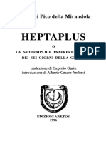 Pico Della Mirandola - Heptaplus PDF